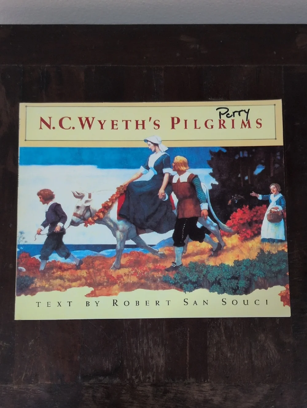 Scholastic Vintage Pilgrim Themed Paperback Book Set of 7 Used Children's Books